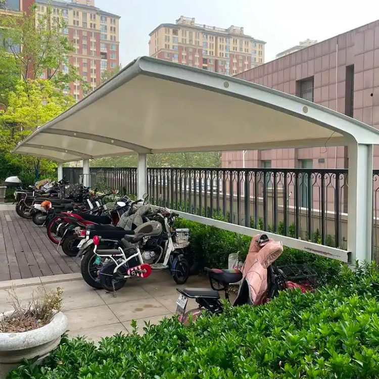 新和县膜结构电动车棚